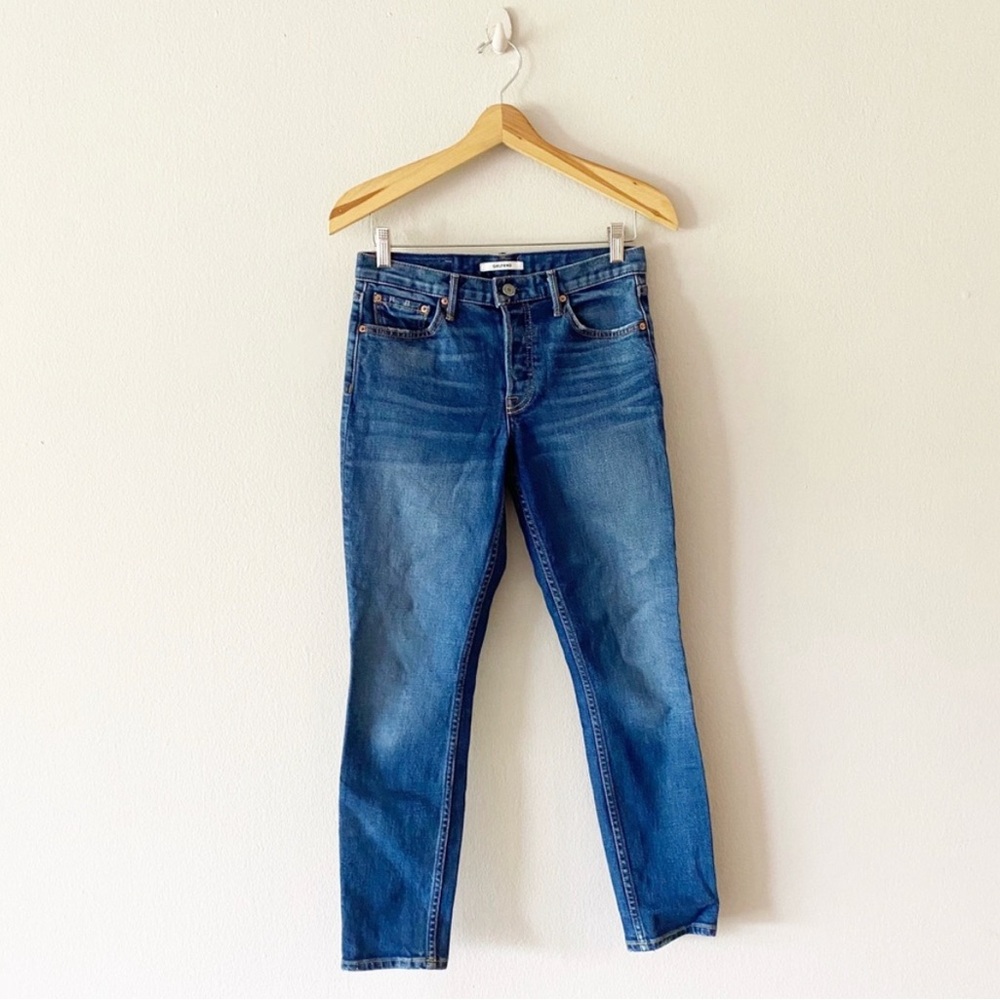 GRLFRND Yasmin High Rise Skinny Dark Wash Jeans Size 26